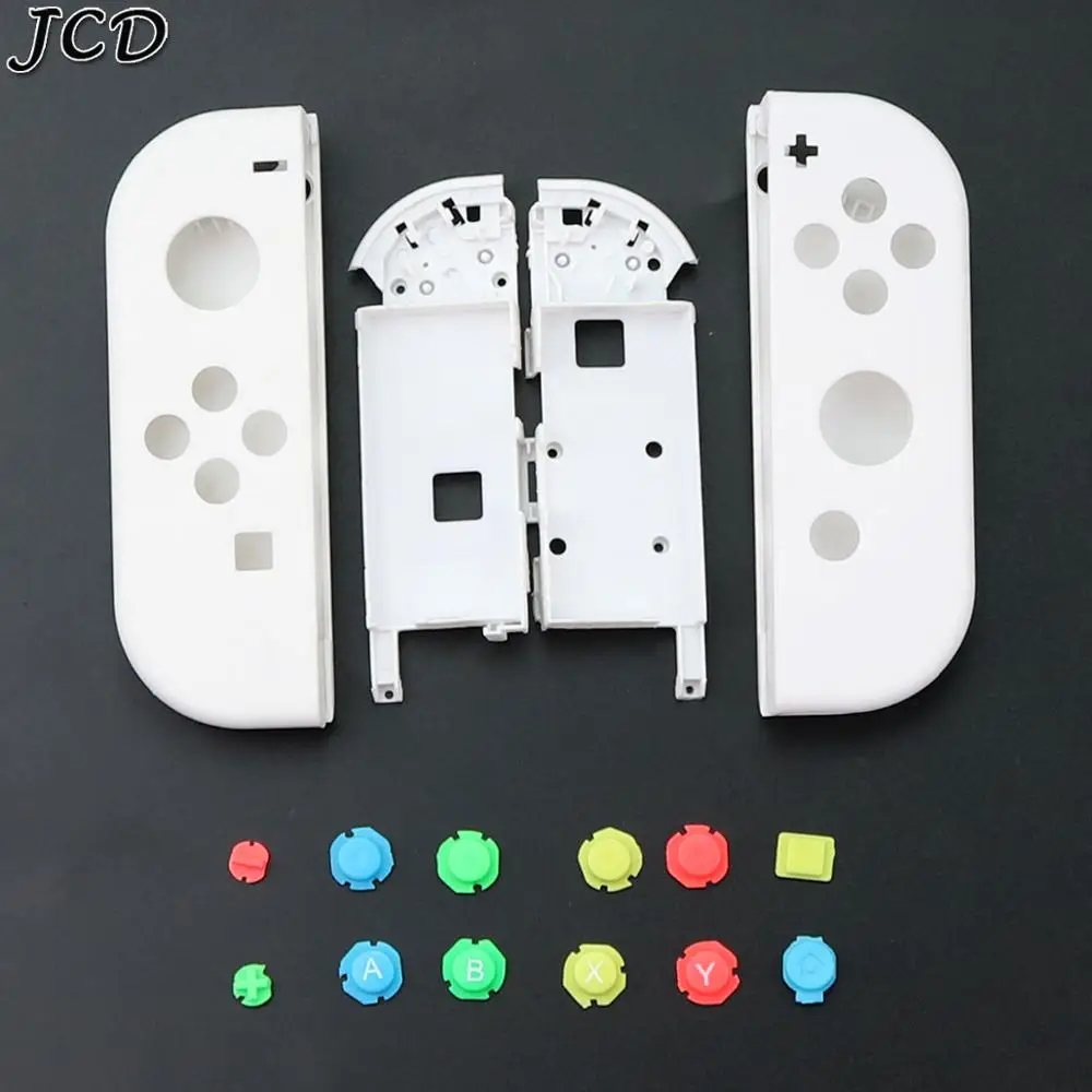 JCD для Nintendo консоль Joy con белый корпус Корпус чехол запасные части DIY joycon NS