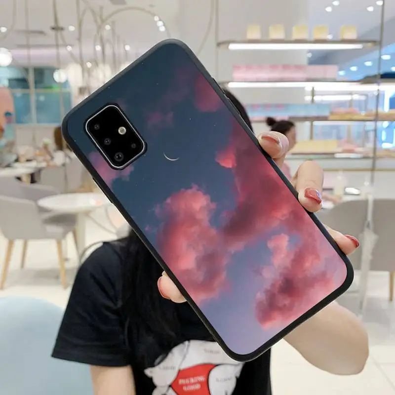 

Colorful scenery moon Painting Phone Case For Samsung A10 A11 A20 A21 A30 A31 A40 A50 A70 A80 A91 S E Fundas Cover