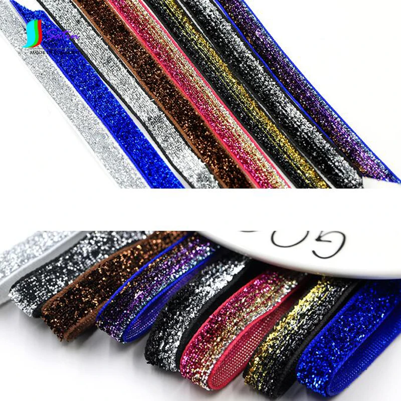 Узкое 10 мм градиентное серебряное золото черный розово красное ожерелье