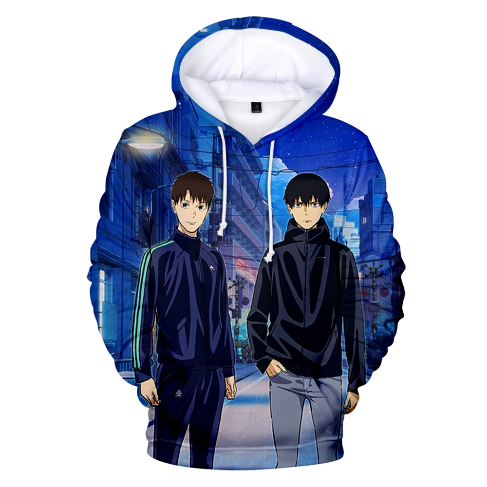 

Run With The Wind 3D Kids Hoodies Anime Fashion Mens Harajuku Casual Hoody Boy / Girls Pullover Oversized Clothes