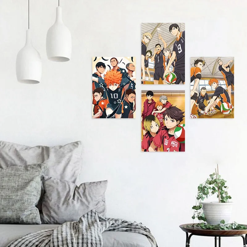 Haikyuu! Haikyuu Аниме Манга настенный плакат свиток украшение для дома настенное