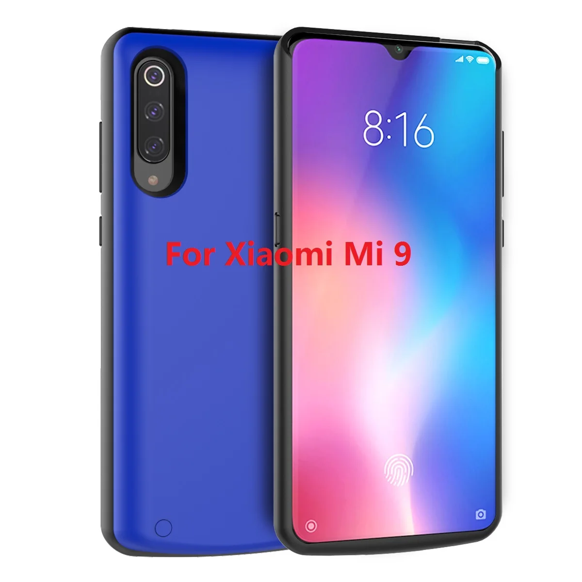 Mi 9 Blue For Xiaomi Mi 9 Mi 9 SE Battery Charger Case 5000mAh Extenal Portable Slim Power bank Charging Cover For Xiaomi Mi9 Battery Case - Цвет: Mi 9 Blue