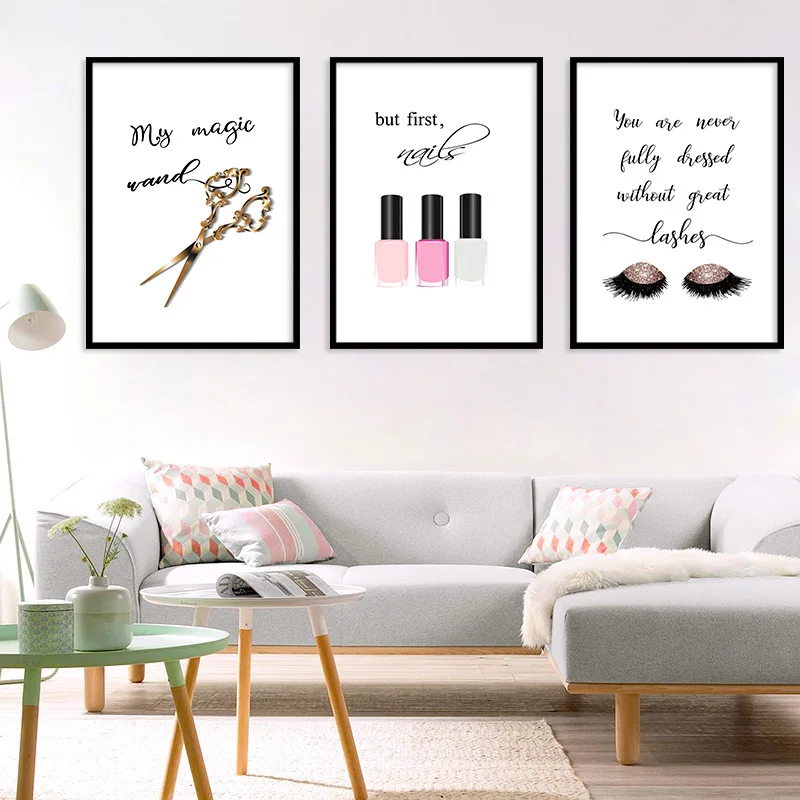 Новый скандинавский минималистичный модный постер для гостиной Парикмахерская