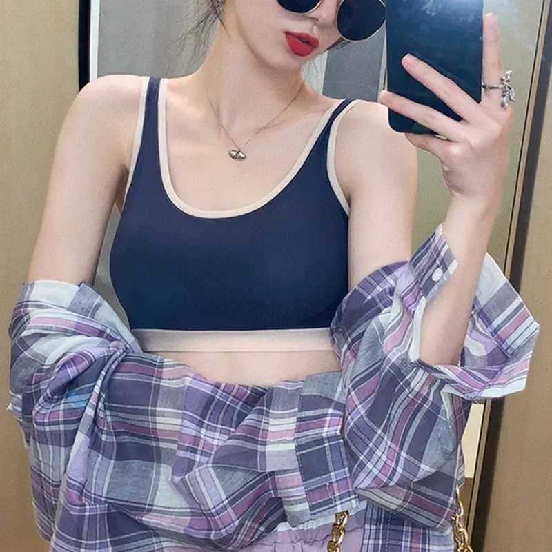 

2021 Women Sexy Lingerie Cross braces Underwear Thin Section Seamless Intimates brates.