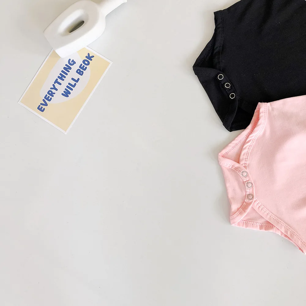 Милый черный Детский комбинезон + розовая юбка пачка повязка на голову весенняя