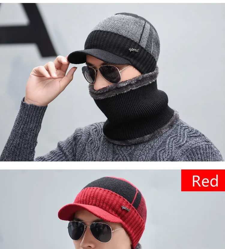 OZyc зимняя шапка Skullies Beanies шапки зимние шапочки для мужчин и женщин шерстяной шарф шапки Балаклава маска Gorras капот вязаная шапка