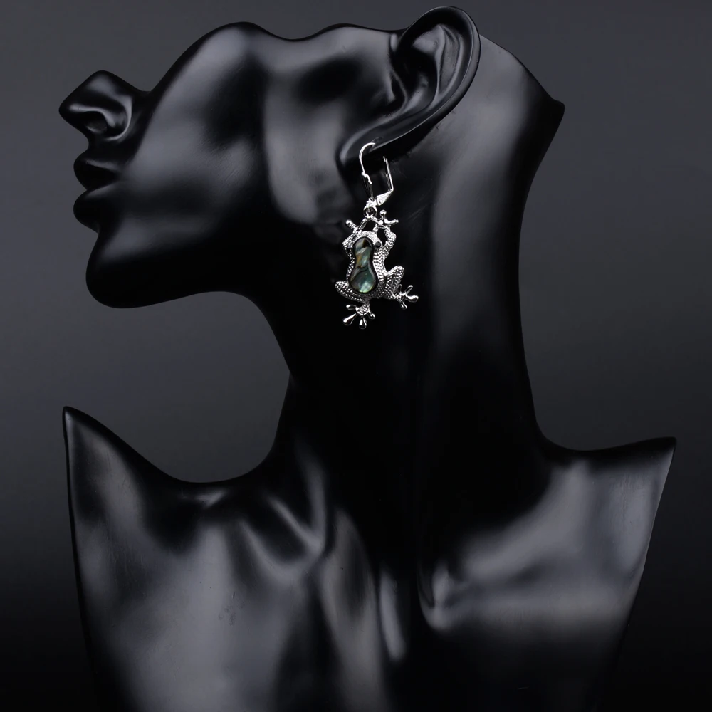 Богемные серьги для женщин натуральная раковина Abalone висячая люстра большая рыба