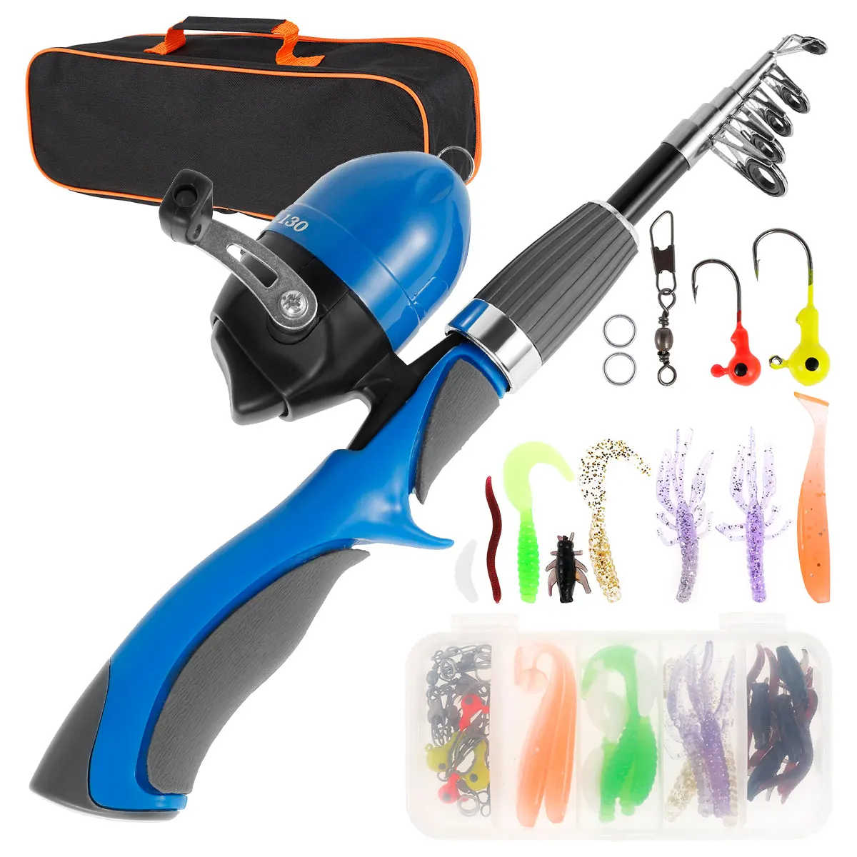 

4 Pcs Telescopic Fishing Rod Kids Fishing Pole Portable Mini Fishing Toy for Beginner Child Reservoirs Ponds Rivers Lakes Oceans