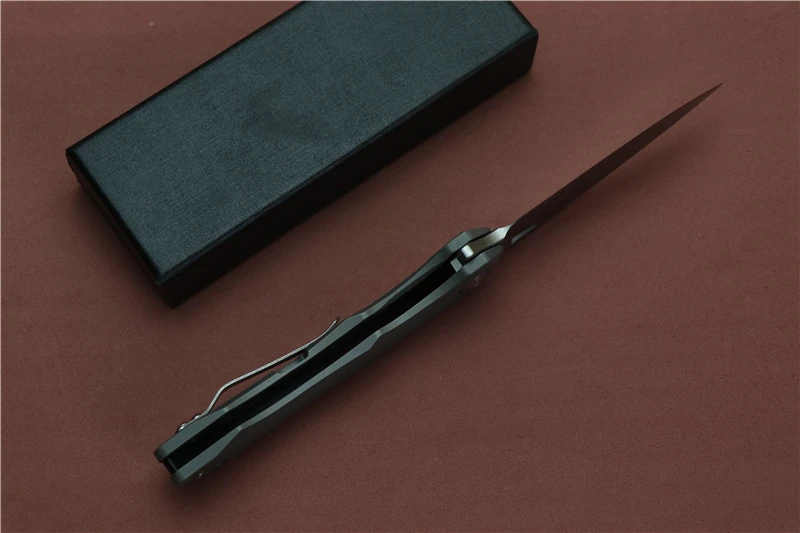 HQ складной нож с шариковым подшипником D2 лезвие стальная ручка для кемпинга