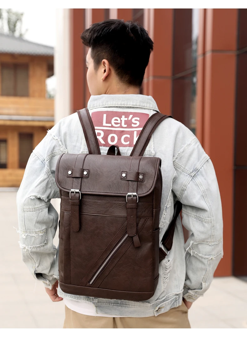 Школьные сумки от кражи mochila hombre, водонепроницаемые, для путешествий, в винтажном стиле, для ноутбука, черный кожаный рюкзак для мужчин, дизайнерские, повседневные, sac a dos