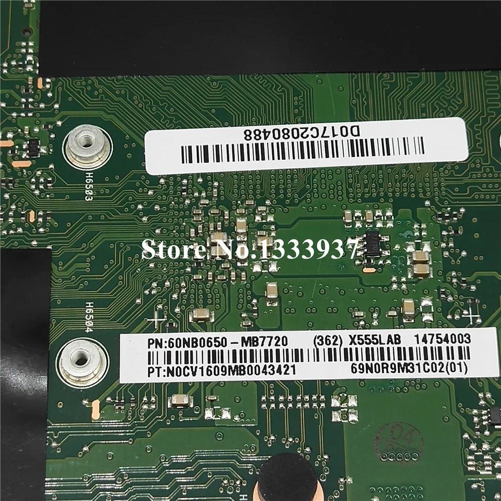 X555LD Laptop motherboard for ASUS X555LAB X555L X555 X555LA mainboard REV 3.3 3.6 SR23Y I5-5200U | Компьютеры и офис