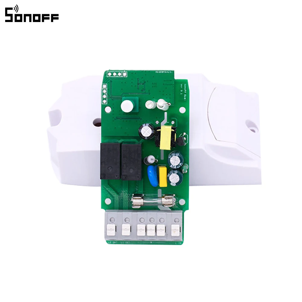 Умный выключатель Sonoff Basic Dual R2 Wi-Fi таймер для умного дома переключатель сделай сам