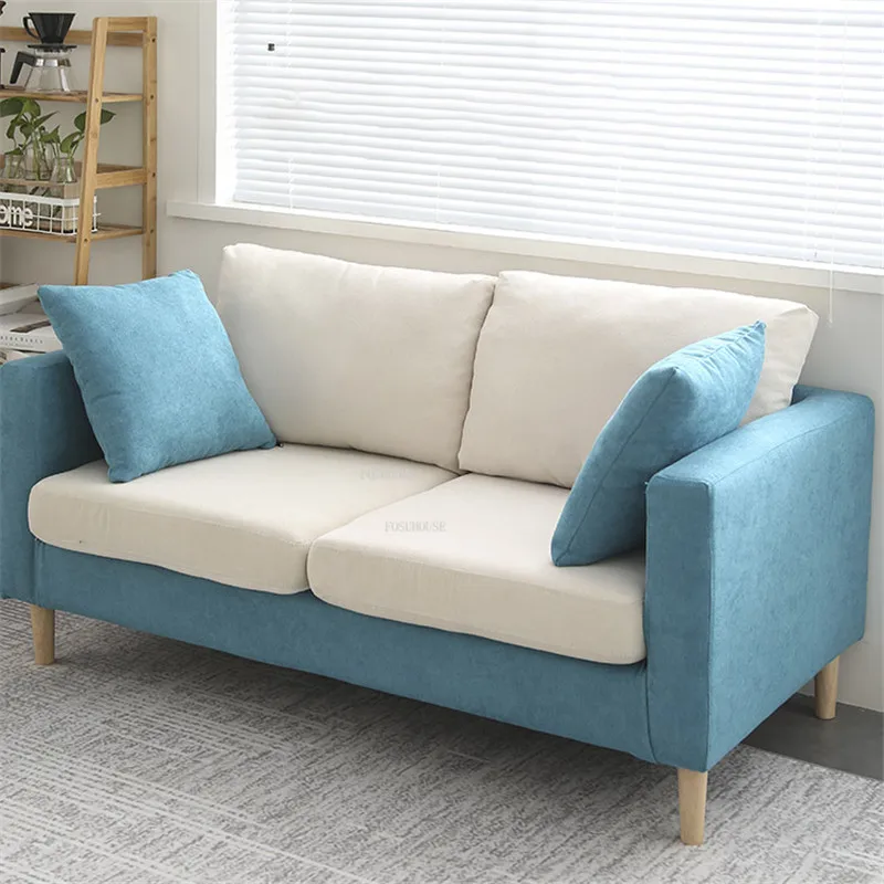 Скандинавский простой тканевый маленький диван домашняя мебель диваны для