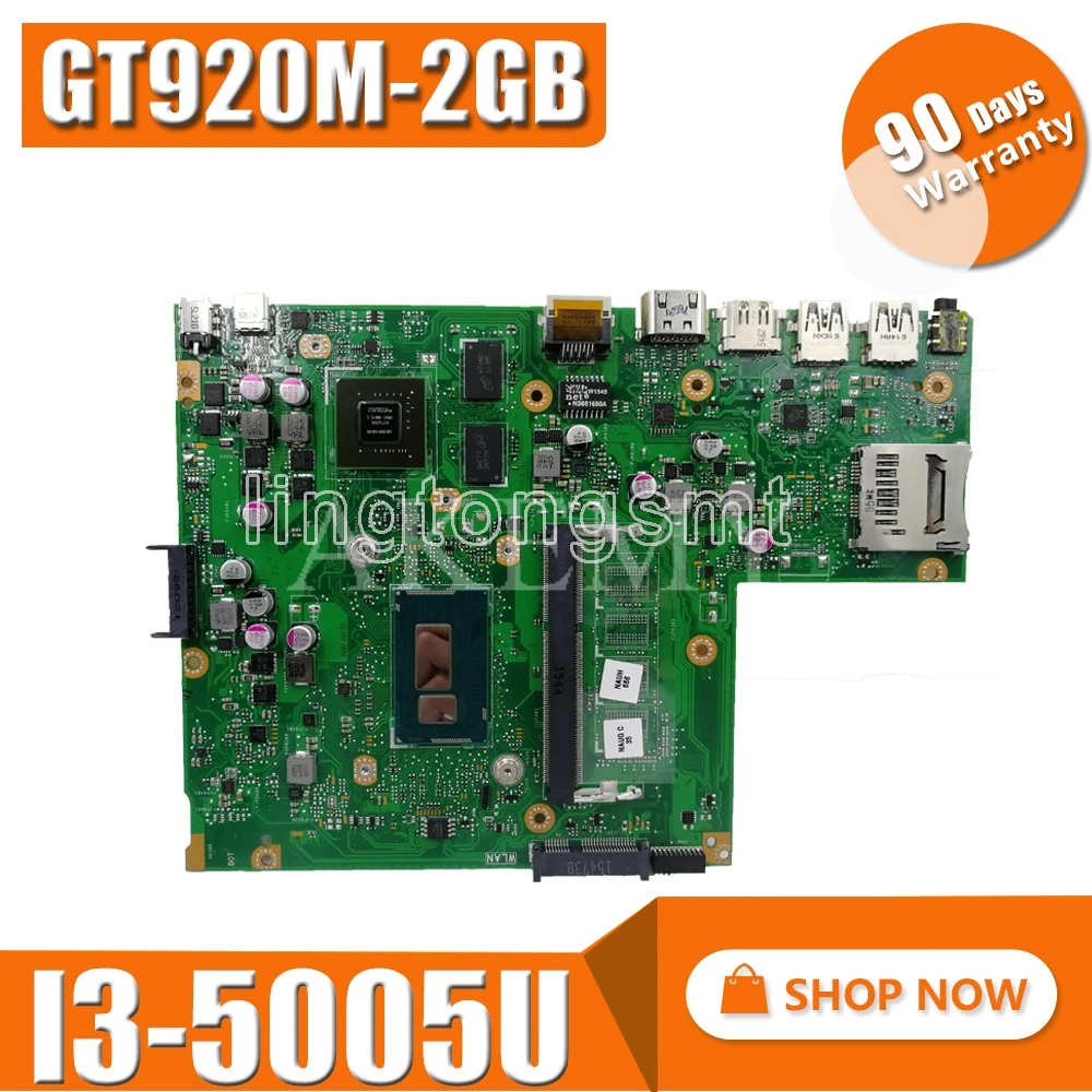 Akemy X540LJ материнская плата для ноутбука For Asus VivoBook X540L R540L F540L A540L оригинальная без RAM