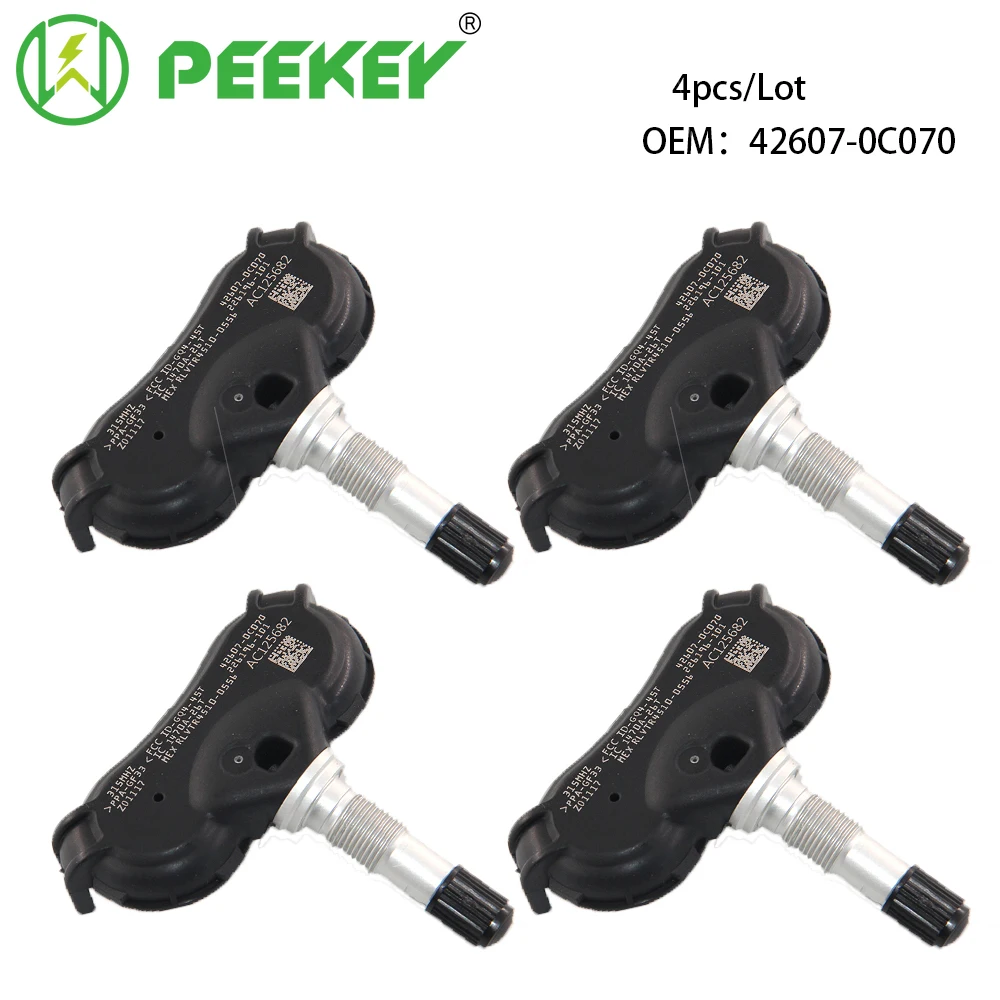 

PEEKEY Tire Pressure Monitor Sensor For Toyota Sequoia Tundra TPMS 315MHZ 42607-0C070 426070C070 42607-0C050 42607-08010