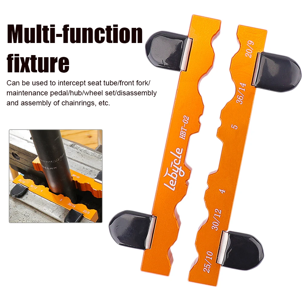 

13cm Magnetic Vise Insert Jaw Anti-Scratch Bike Pedal Hub Maintenance Chain Wheel Removal Tool Axle Spindle Vise Jaw Repair Tool