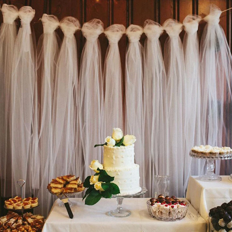 5 м/лот 15 см пряжа Кристалл Тюль органза Прозрачная Марля Baby Shower День Рождения