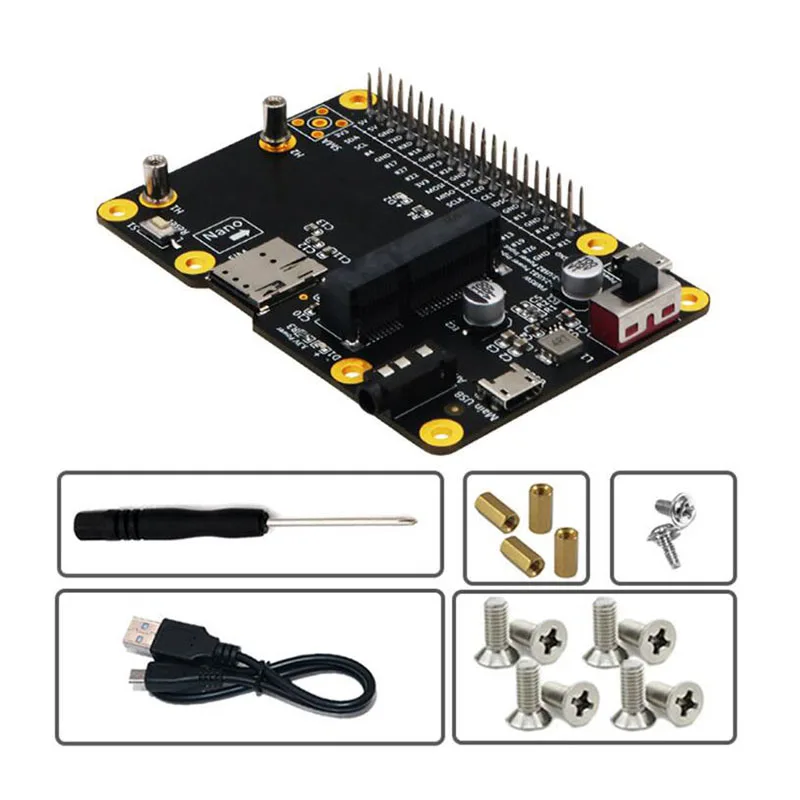 Сетевой адаптер 3G 4G LTE Base HAT Mini PCIE для Raspberry Asus Tinker Board Samsung ARTIK Rock64 Media | Компьютеры и