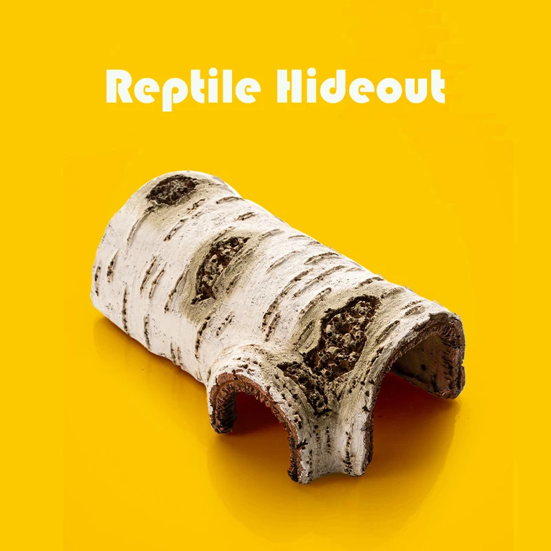 Рептилии ящерица Зя скрывающая пещера комнату искусственная смола |