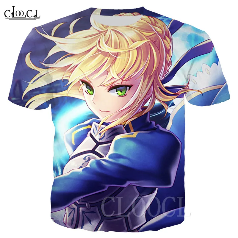 Новинка 2021 модная футболка Fate Zero пуловер в стиле Харадзюку для мужчин и женщин