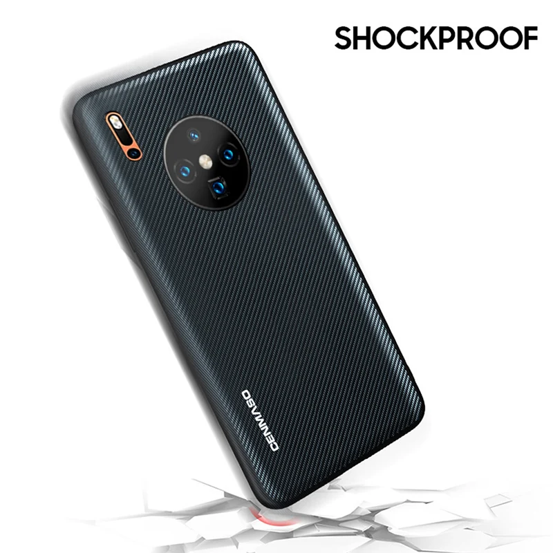 Для huawei mate 30 Pro Чехол из углеродного волокна Текстура Кожа полная Защита задняя крышка для huawei mate 30 Lite чехол противоударный чехол