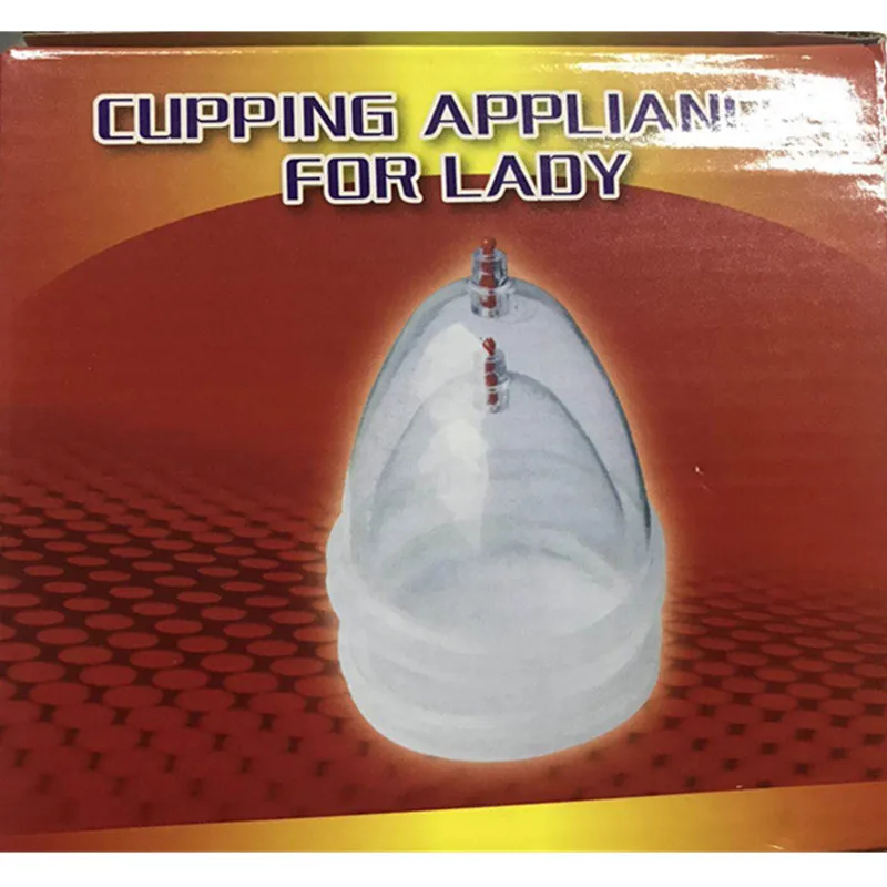 Двойной большой вакуумный насос для увеличения груди набор с присосками женский