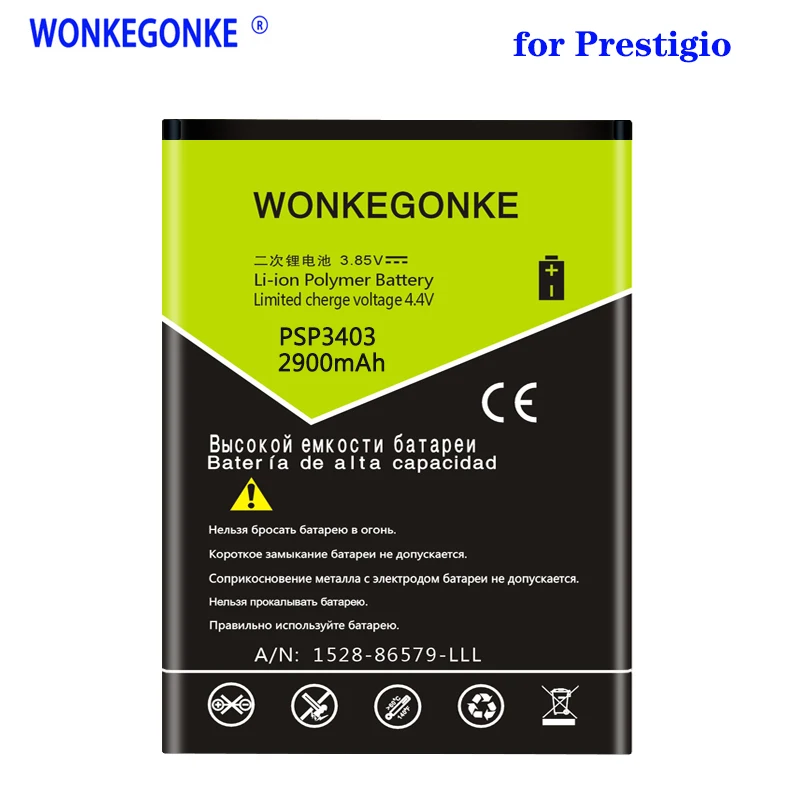 

WONKEGONKE PSP3403 For Prestigio Wize L3 PSP 3403 DUO battery High quality battery