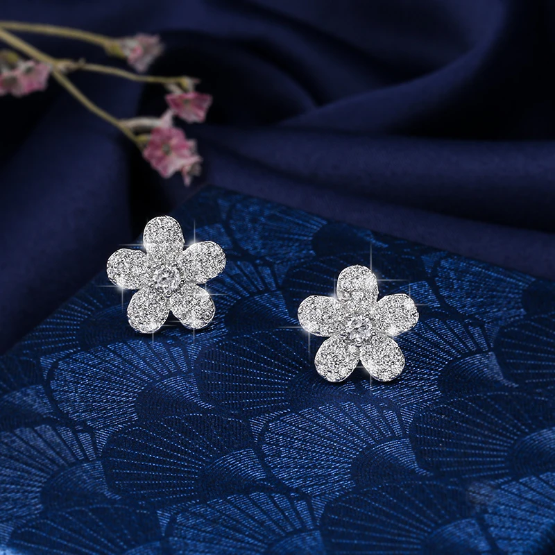 234 silver MIEG Новое поступление, элегантные женские серьги-гвоздики с фианитами и кристаллами в виде бабочки, ювелирные изделия в ассортименте - Окраска металла: 234 silver