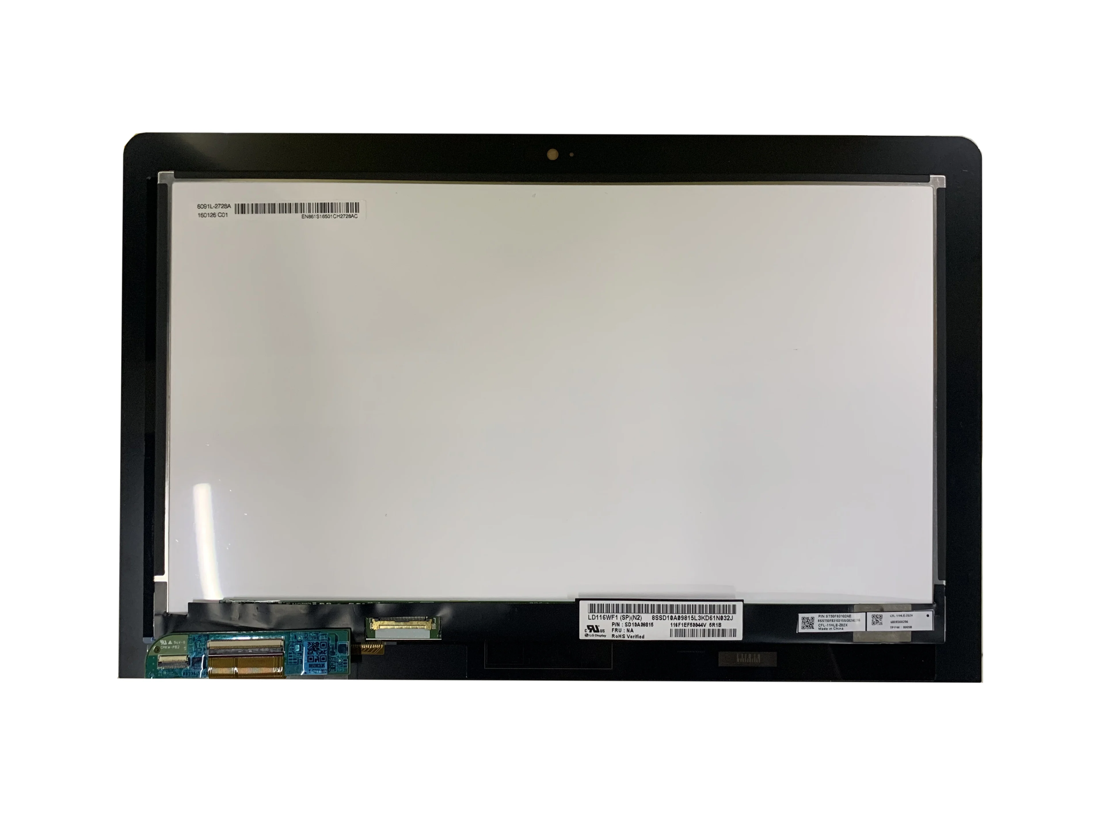 LD116WF1-SPN2 B116HAN03.3 for Lenovo Thinkpad Helix 2 Touch Digitizer Screen Assembly 11.6 LCD Panel FHD 1920*1080 IPS eDP 30pin |