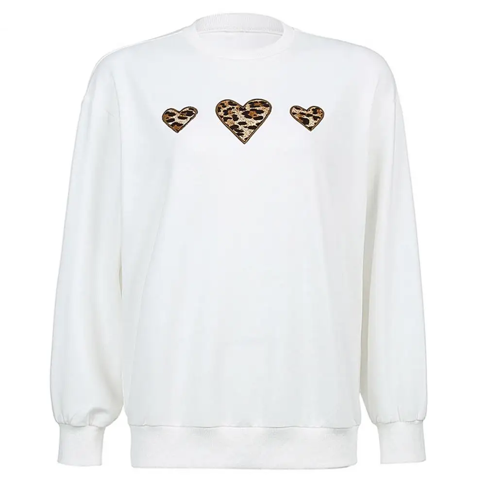 

Tee Top Casual Breathable Clothes Round Neck Sweater for Leisure