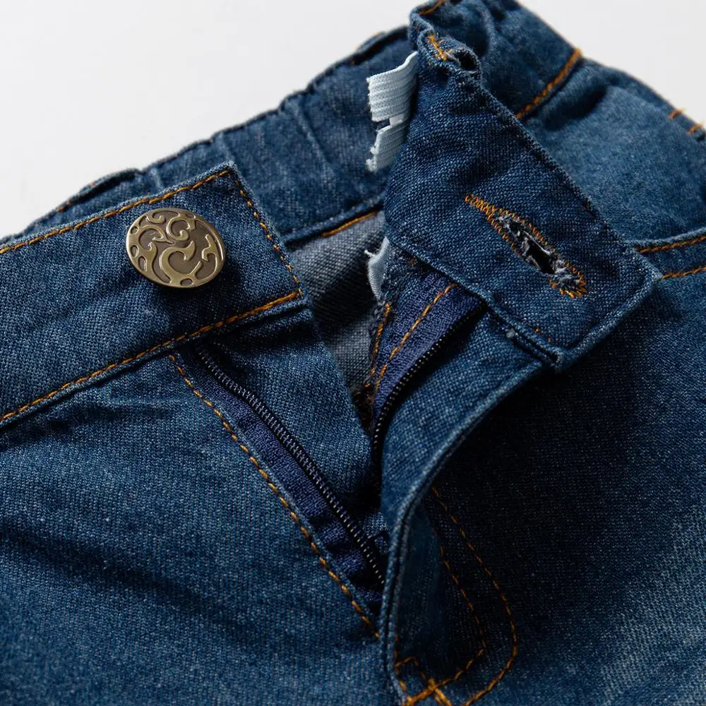 Брюки для мальчиков PatPat повседневные однотонные джинсы малышей на весну и осень