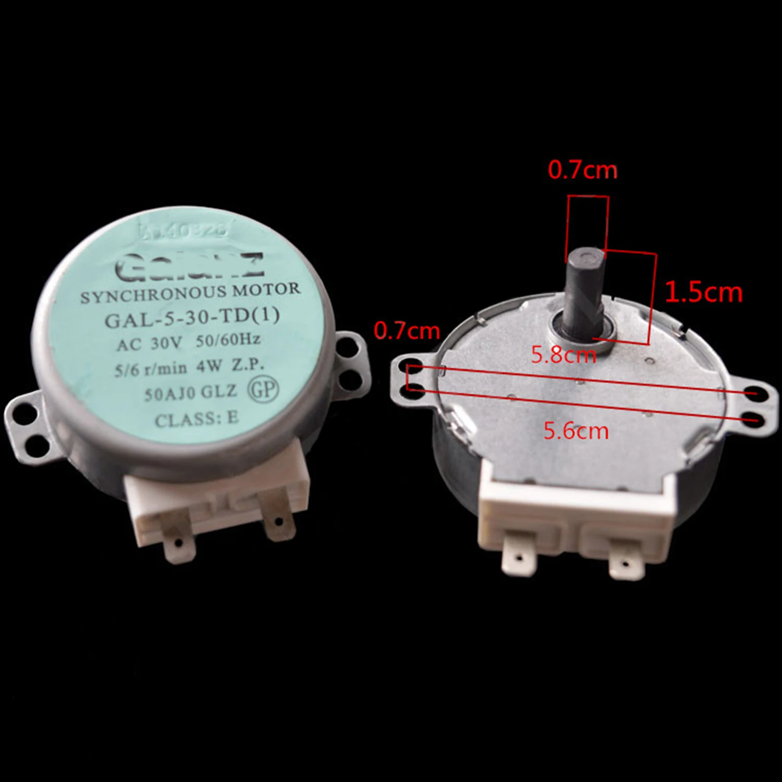 1pcs AC 30V Microwave Oven Synchronous Turntable Motor Tray Motor for GALANZ Microwave Oven GAL-5-30-TD 4W Accessories