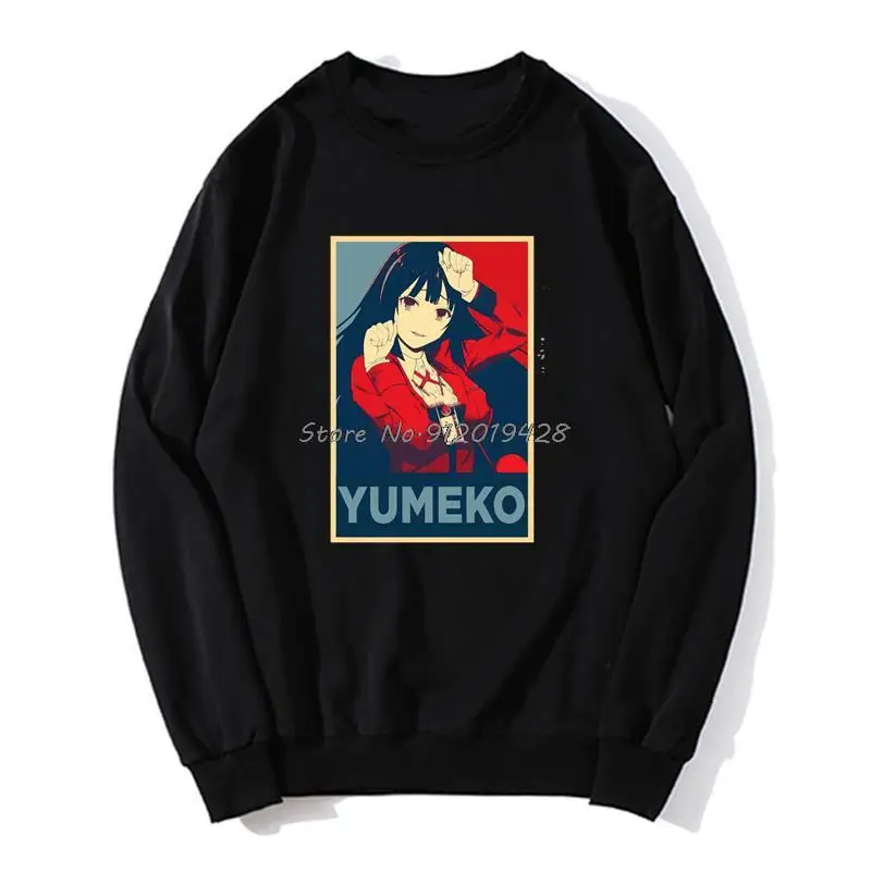 

Компульсивный геймблер Yumeko Jabami, плакат, чехол и кожа, Аниме Толстовка, мужской свитер, свитер, уличная одежда Harajuku