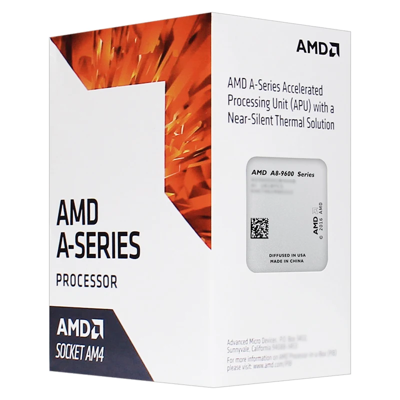 Процессор AMD APU A8 9600 четырехъядерный 3 1 ГГц 2 Мб разъем AM4 Кэш память с радиатором|cpu
