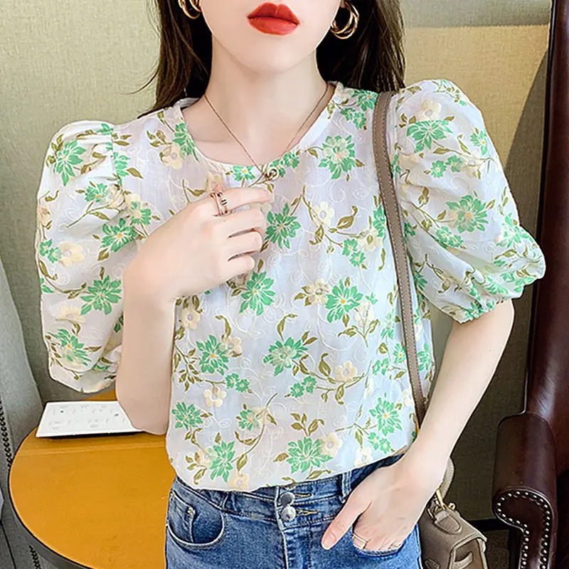 

New flower shirt in spring and summer of 2021