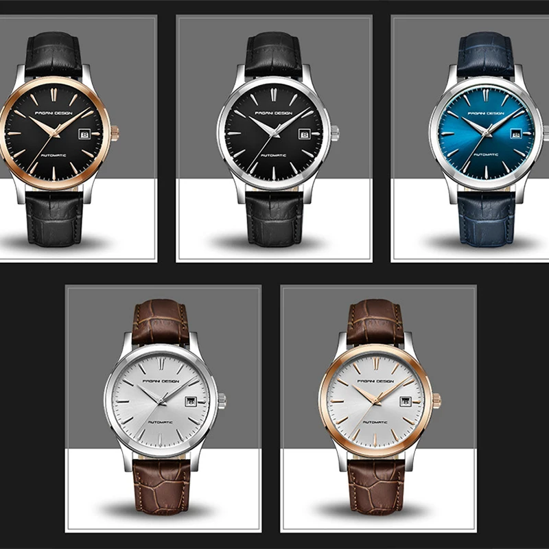 

Men's Automatic Mechanical Watch PAGANI DESIGN Fashion Luxury True Strap Wristwatch Military Sports Waterproof Male For Watches