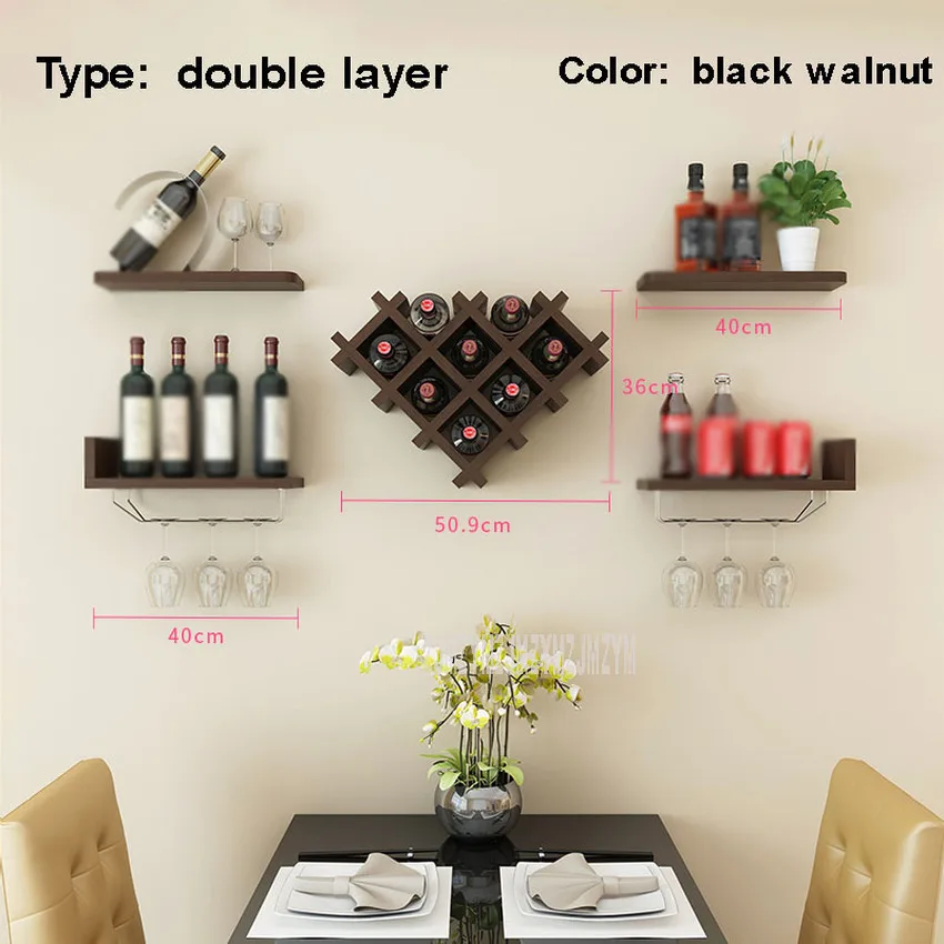 Креативный винный шкаф в форме сердца деревянная Однослойная/двухслойная