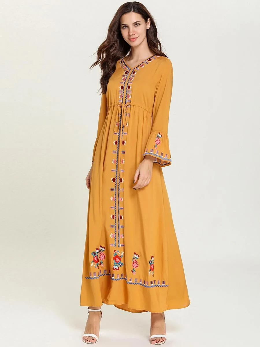 Мусульманское платье мусульманская одежда удобное арабское большой размер