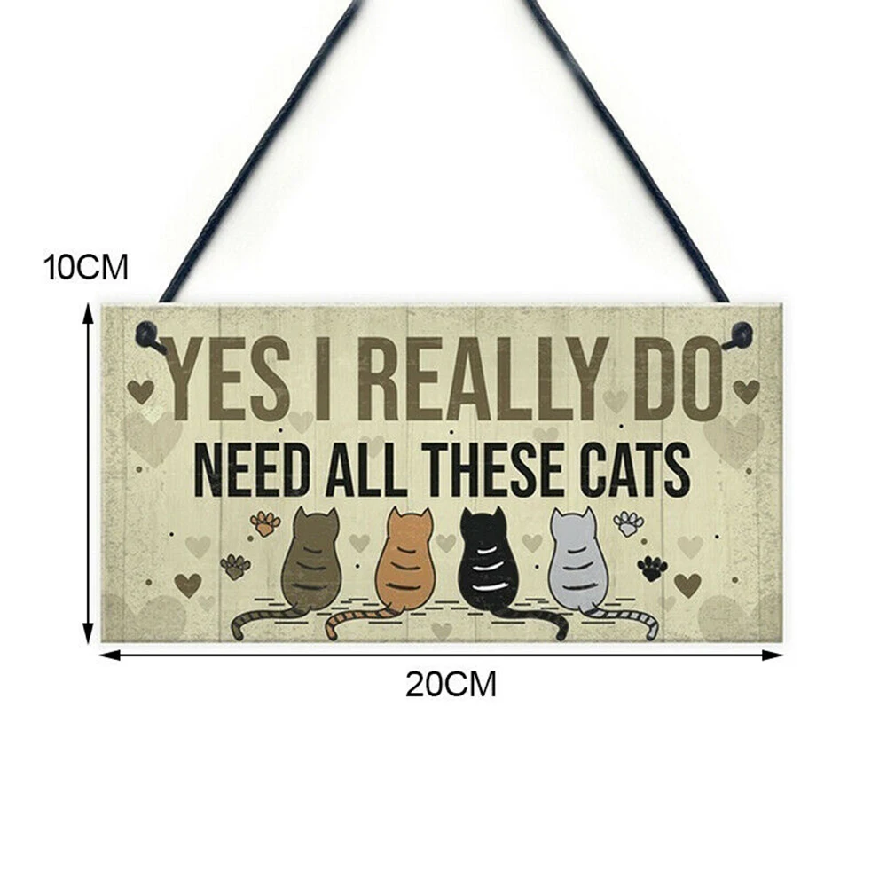 1 шт. деревянная подвесная табличка в виде кошки|Таблички и знаки| |