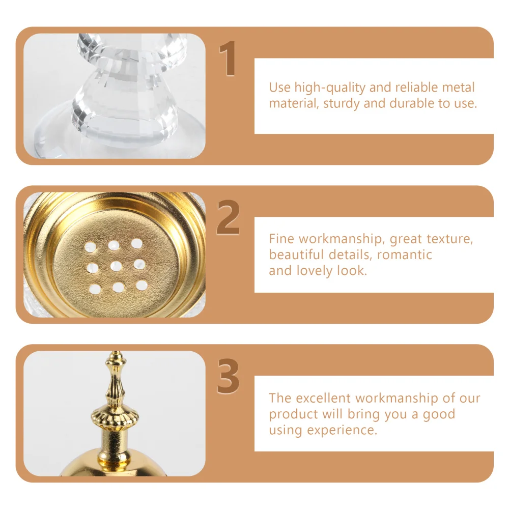 

1Pc Creative Censer Tearoom Censer Household Exotic Aromatherapy Furnace Golden