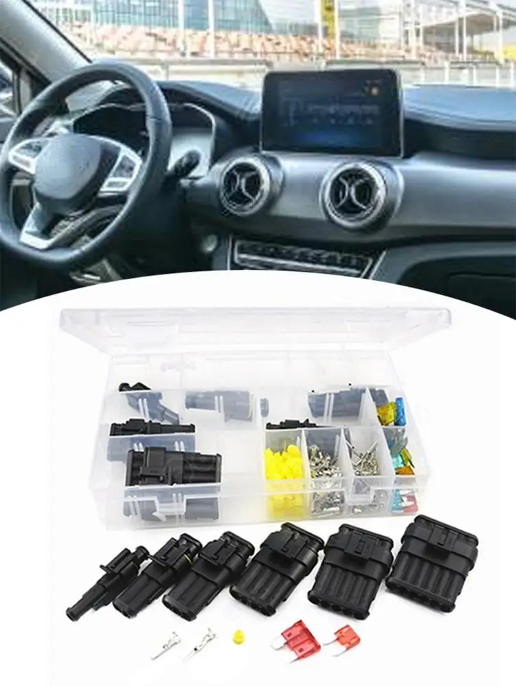 240 шт. проводка сиденья автомобиля водонепроницаемый соединитель мужской