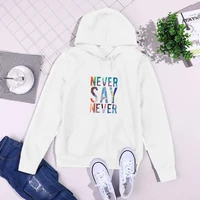 wz20065 autumn and winter new style womens wear keep warm personality letter printing daily long sleeve loose fitness hoodie