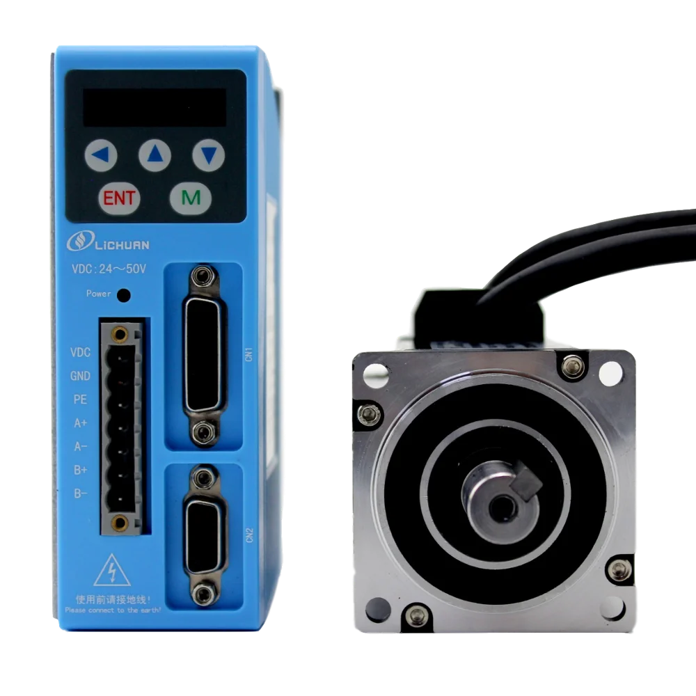 

Lichuan 200w dc 3000rpm 0.637n.m servo motor and servo drive kit