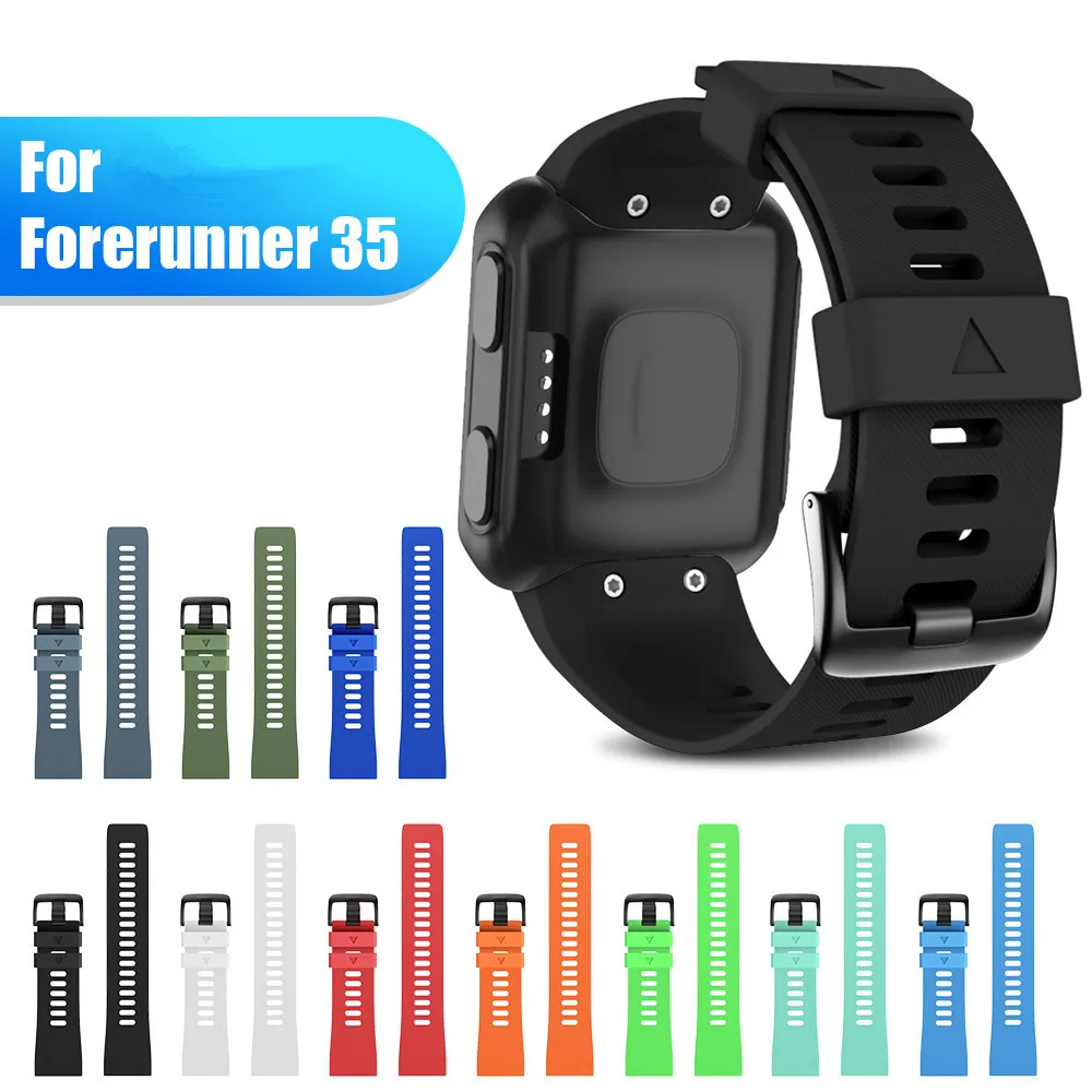 Мягкий силиконовый ремешок для наручных часов Forerunner 35 спорта на открытом воздухе