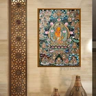 Картина будды тханка индийская китайская религия стиль холст печать постер искусство стены картины для прихожей домашний декор