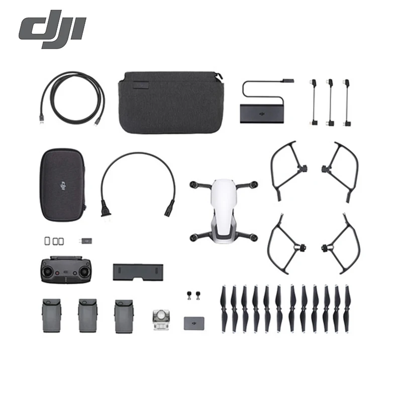 DJI Mavic Air drone и Mavic Air fly more combo, беспилотные летательные аппараты с 3-осевому гидростабилизатору 4K Камера и 8 Гб Встроенная память - Цвет: AIR Combo White