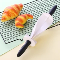 diy croissant rolling pin non stick cutter cake dough roller baked croissant skin cutter pastry noodle cookies baking tools