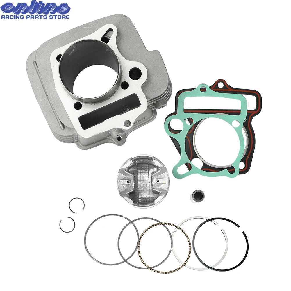 

Motorcycle Cylinder Piston Ring Gasket Kit For 56mm Bore YX140 YinXiang 140cc Horizontal Engine Dirt Pit Bike Atv Quad Parts