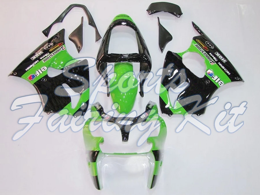 Пластиковые обтекатели для Ninja ZX 6r 2000 2002 Abs обтекатель 2001 комплекты тела 2001|Полные
