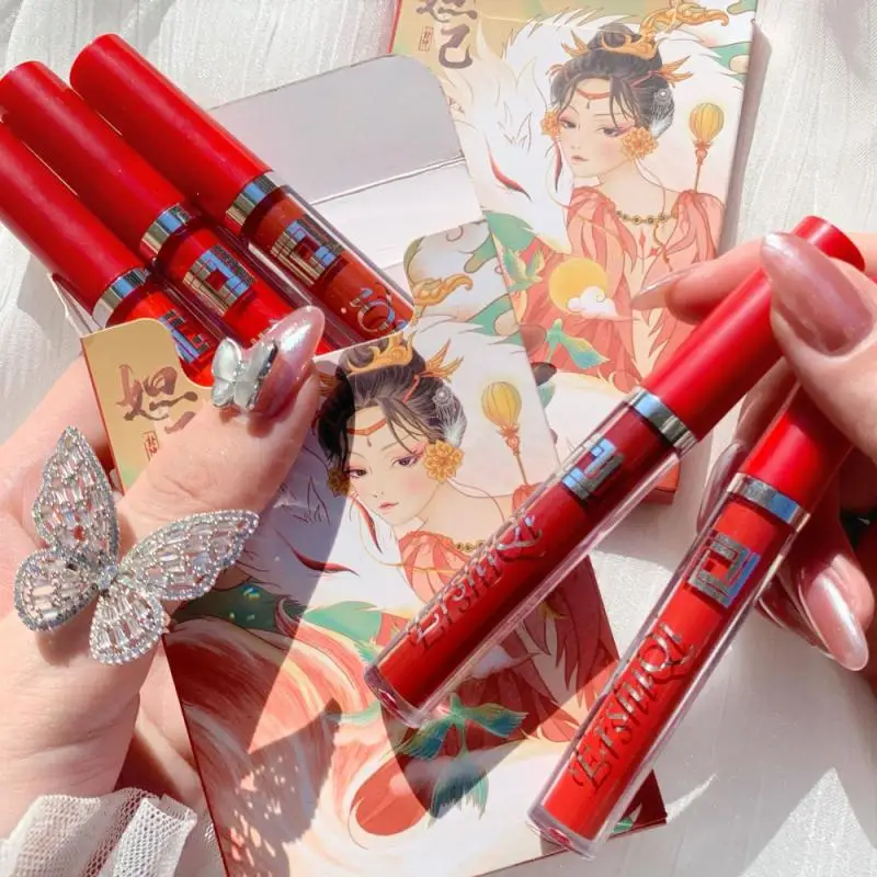 

5Pcs/Set Waterproof Lipstick Su Da ji Charming Sexy Vampire Lip Stick Matte Velvet Lipsticks Lips Makeup Cosmetics Matte